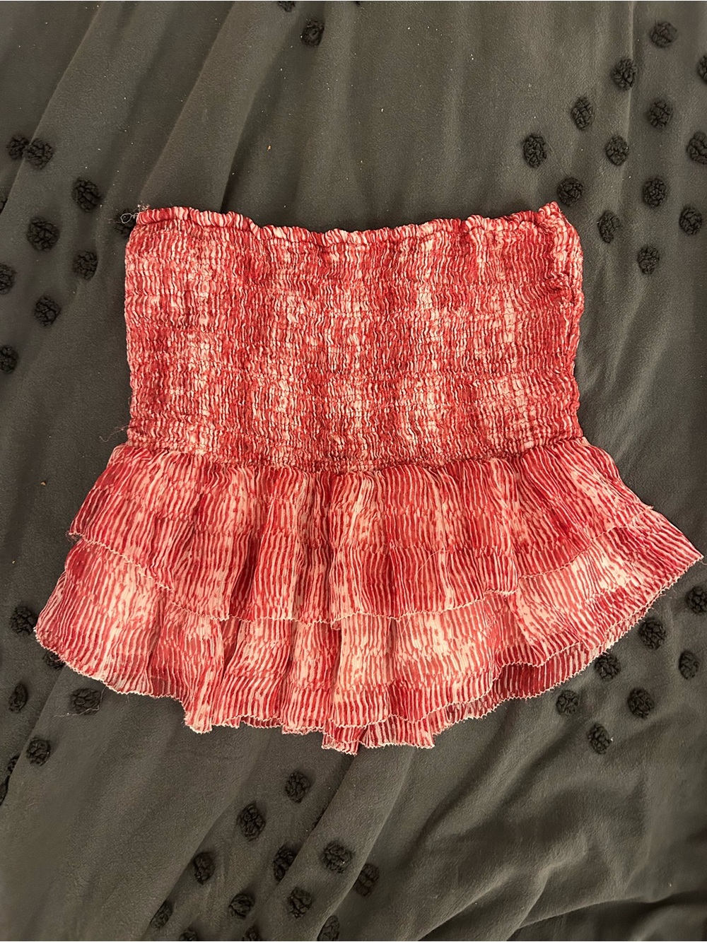 ISABEL MARANT "Zelia" Smocked Mini Skirt